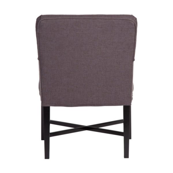 стул с мягкой обивкой и подлокотниками — изображение 4