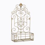 Полка-жардиньерка (бронзовый антик, версия L)