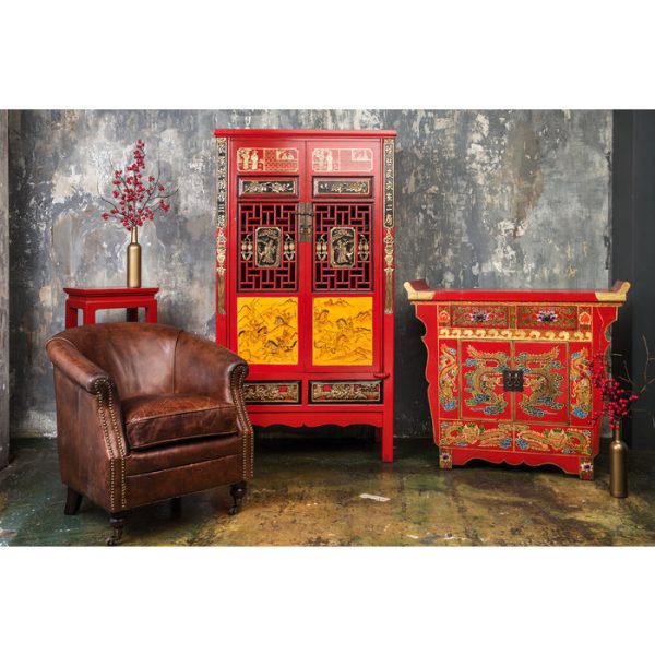 Подставка под цветы из бука красная — изображение 7