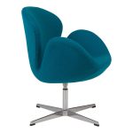 Кресло Swan Chair Темно-голубая Шерсть — изображение 3