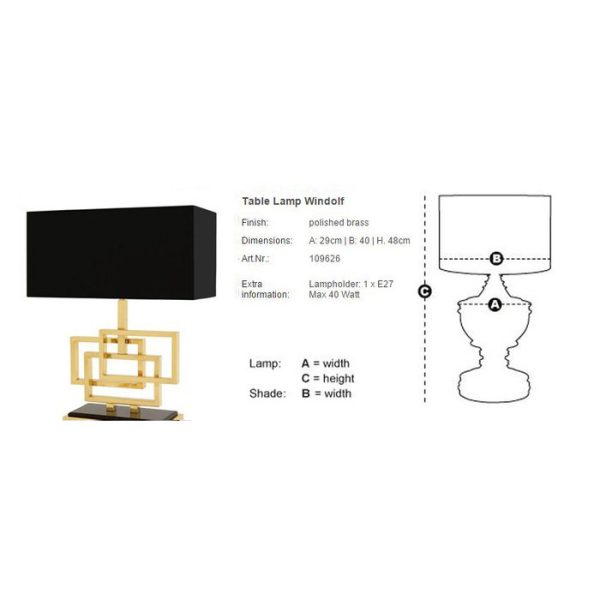 Настольная лампа  Windolf — изображение 2