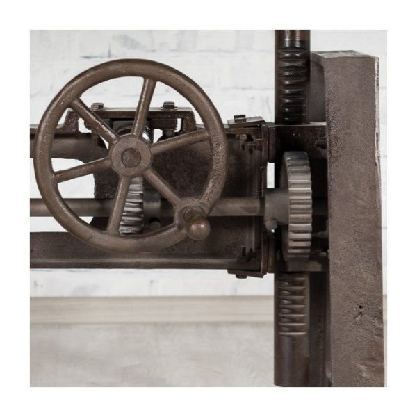  Обеденный стол GORDONS с регулировкой высоты и столешницей из прозрачного стекла — изображение 3