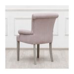 стул с мягкой обивкой William розовый — изображение 3