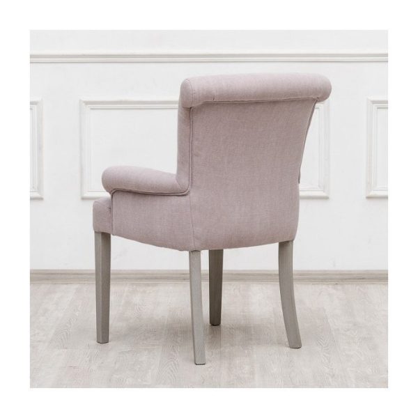 стул с мягкой обивкой William розовый — изображение 3