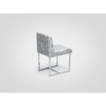 стул с мягкой обивкой в стиле арт-деко — изображение 3