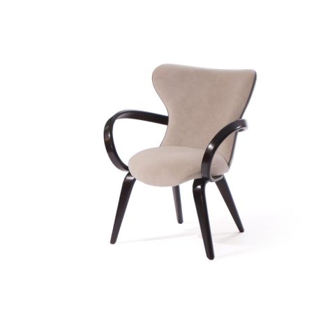 Стул Apriori S с подлокотниками из гнутого дерева