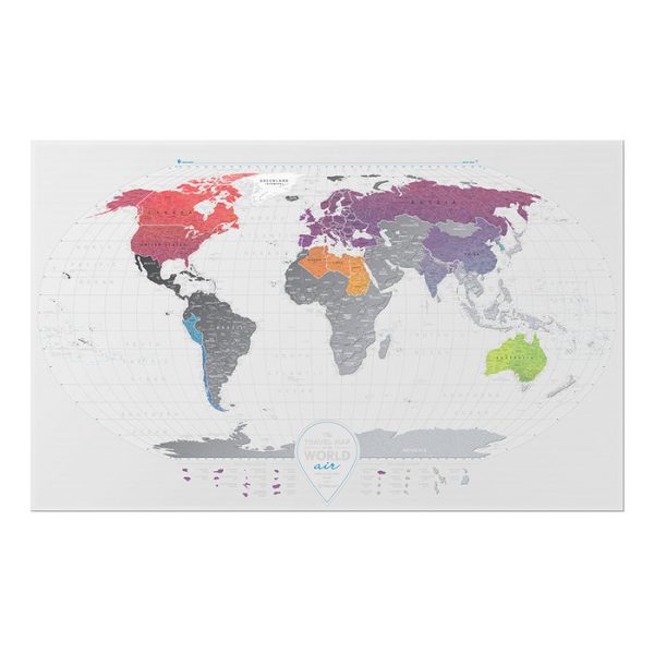 Карта travel map air world — изображение 5
