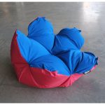 Кресло-мешок Цветок L Tempotest Blue on Red — изображение 2