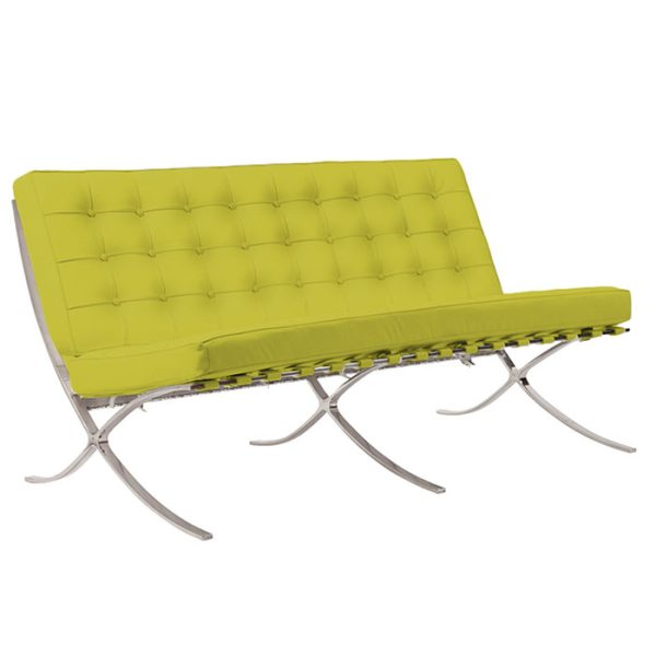 Диван Barcelona Двухместный Лимонная Экокожа — изображение 3