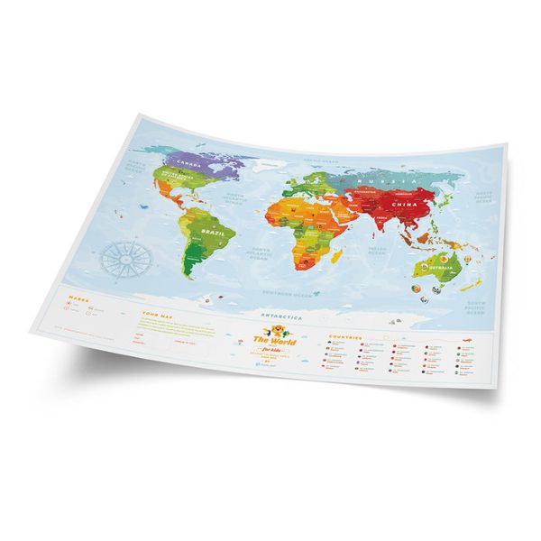 2363product_gallery_photo_3f618338-479a-4706-ae2d-f3dae4e3f8e3.jpeg Карта travel map kids animals — изображение 5