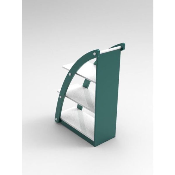 Стеллаж Парус К10 темно-бирюзовый — изображение 20