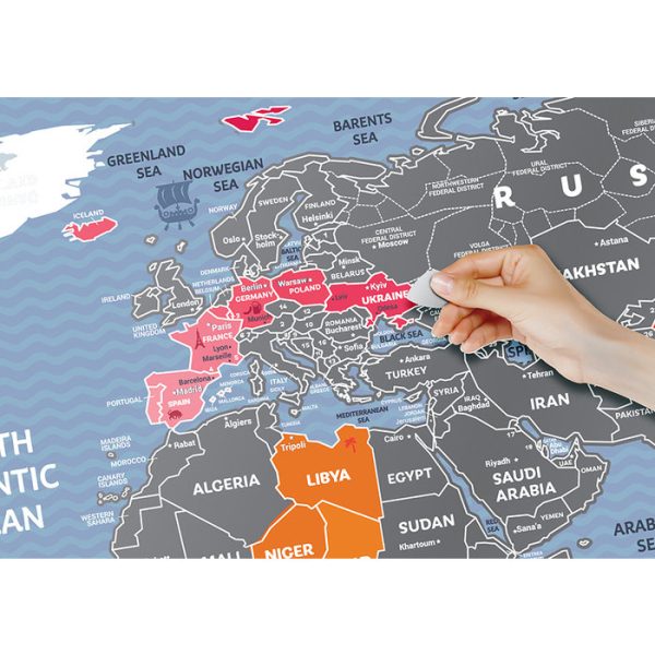 Карта travel map weekend world — изображение 14