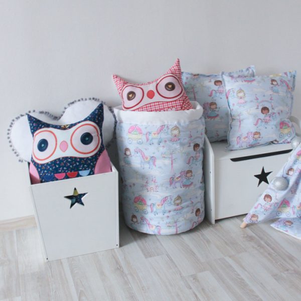 Тканевая корзина Princess&Unicorn из 100% хлопока — изображение 4