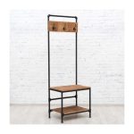 Вешалка Hardware из массива дуба и металла 