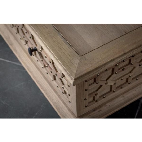 Столик кофейный с ящиками из массива дуба  — изображение 15