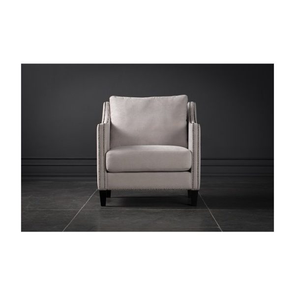 Кресло Блэкберн с металлическими клепками — изображение 7