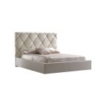 Кровать Kalibry с обивкой из кожи 160х200 см