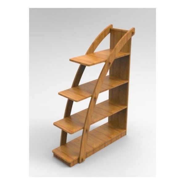 Стеллаж Парус К14 Золотистый Дуб — изображение 11