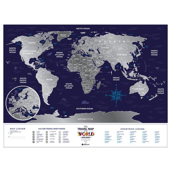 Карта travel map holiday world — изображение 17