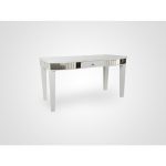 Белый консольный стол с выдвижным ящиком 