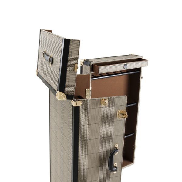 Чемодан  Manzoni из натурального лакированного ясеня коричневого цвета — изображение 3