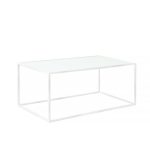 Журнальный стол London white матовое стекло