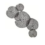 Металлическое Панно листья кувшинки TEREZA