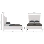 Кровать QuickSand 180х200 Велюр Молочный — изображение 9