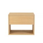 Прикроватная подвесная тумба Scandi светлый дуб