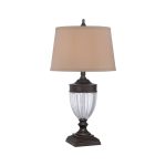 Настольная лампа Quoizel цвет бронза