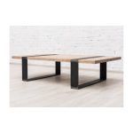 Журнальный столик New York из массива дерева и металла  — изображение 6