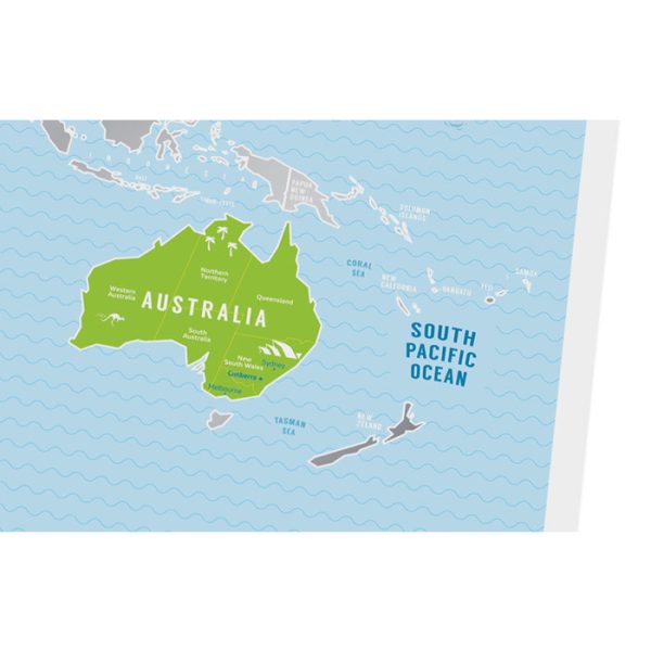 Карта travel map silver world — изображение 27