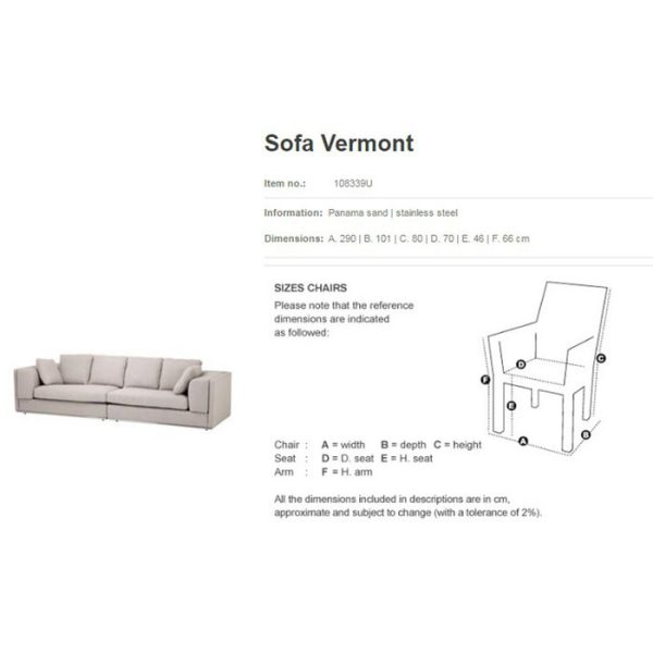 Диван  Sofa Vermont   — изображение 2