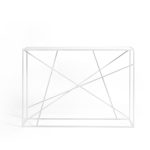 Консоль Wilson line white матовое стекло