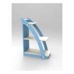 Стеллаж Парус К8 Пастельно-бирюзовый — изображение 9