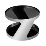 Журнальный столик со стеклянной столешницей 