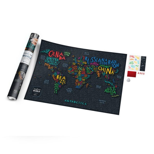 Карта travel map letters world — изображение 25