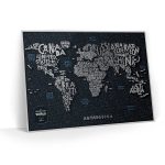 Карта travel map letters world — изображение 14