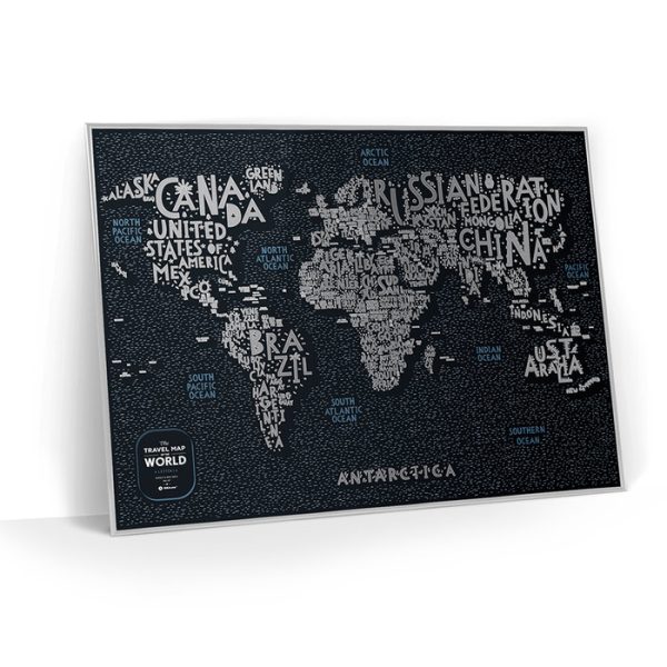 Карта travel map letters world — изображение 14