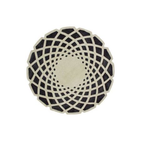 Ковер RUGSBE Marrakech round grey black 200 см