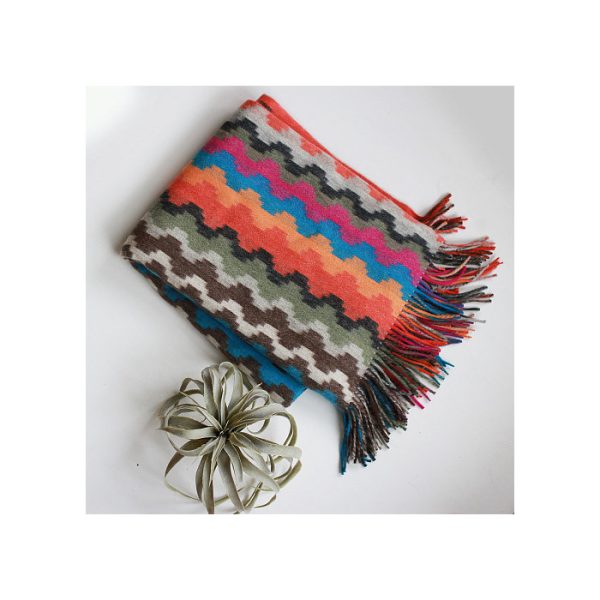 МЕКСИКАНСКИЙ ПЛЕД ИЗ ШЕРСТИ — изображение 2