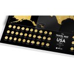 Карта travel map usa black — изображение 25