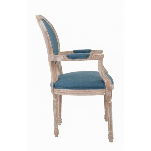 стул с мягкой обивкой Diella blue — изображение 2