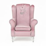 Детское Кресло Заяц Donnola с вышивкой на спинке размер M