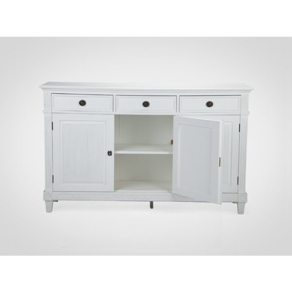 Буфет декорирован резьбой ручной работы 162х100х47 см — изображение 2