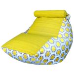 Кресло-мешок Трапеция с подголовником Золотой улей