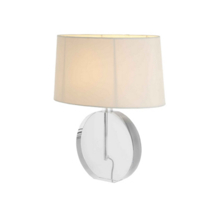 Настольная лампа Liu с белым абажуром 