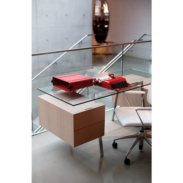 Письменный Стол Bensen HOMEWORK со столешницей из плотного прозрачного стекла — изображение 12
