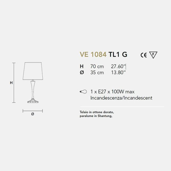 Настольная лампа Masiero VE — изображение 2