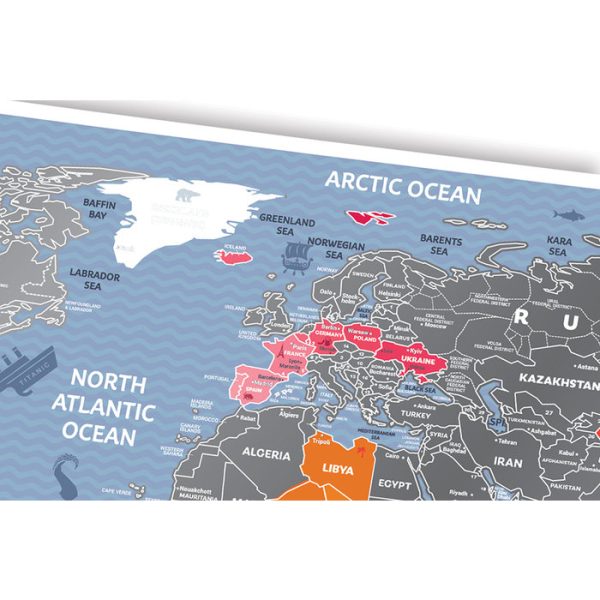 Карта travel map weekend world — изображение 20